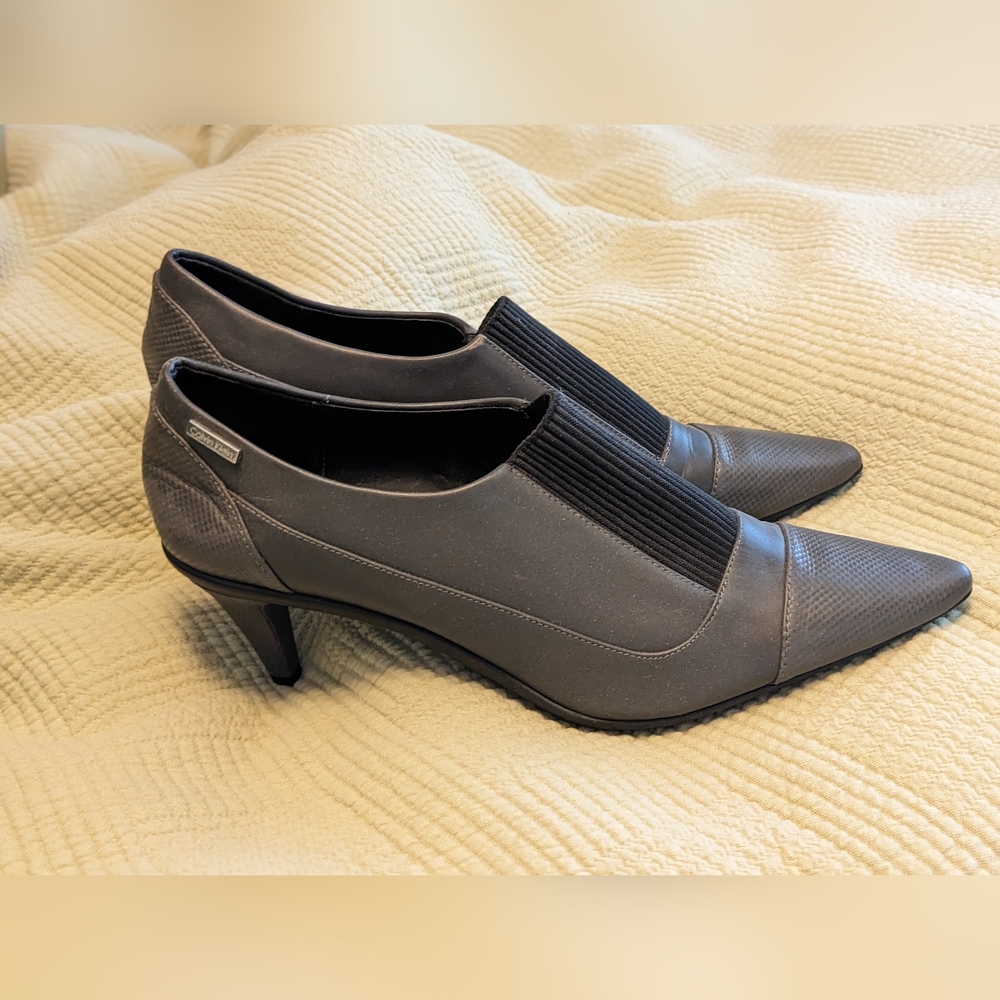 Grey Calvin Klein Booties